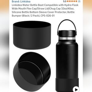 Linkidea Lavender Silicone Bottle Sleeve and Cap Set Compatable With Iron Flask